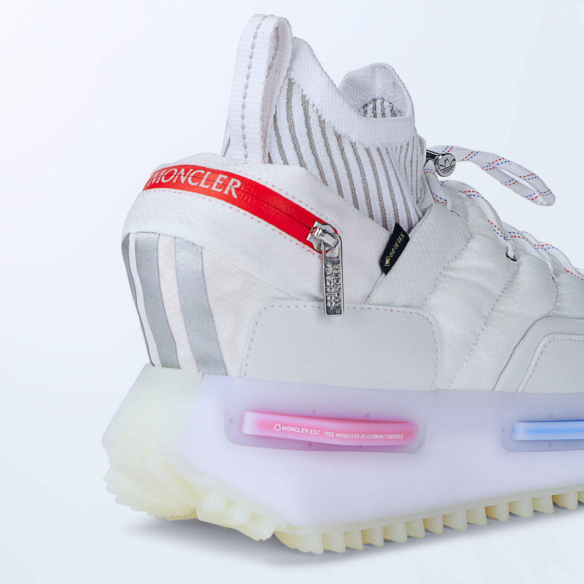 adidas Men's Nmd Runner 'Moncler Core White' Sneakers
