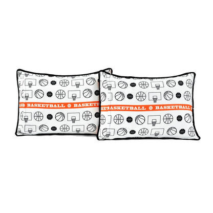 Basketball Game Reversible Quilt Set