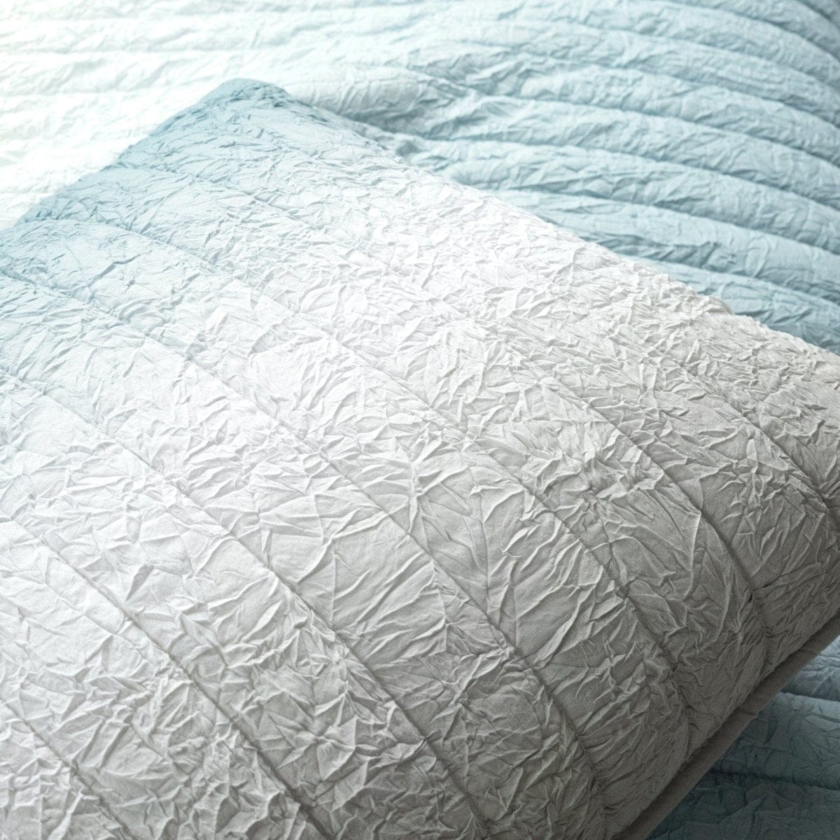 Crinkle Ombre Oversized Quilt 3 Piece Set