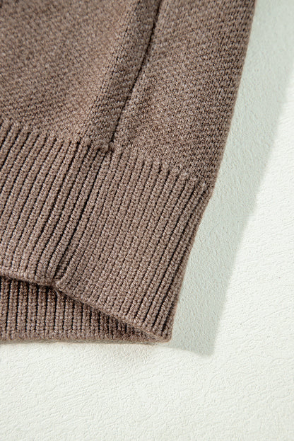 Threaded Pear Eleanor Half Zipper Stand Sweater