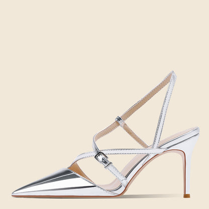 Women’s One-Word Toe High Heel Sandals | Minimalist Single Strap Evening Stilettos | Elegant Open-Toe Wedding & Party Heels | High-Sense Chic Formal Sandals | 2026 Trendy Essentials Footwear