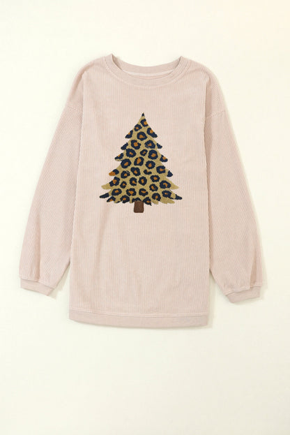 Threaded Pear Milazia Tree Graphic Corded Sweatshirt