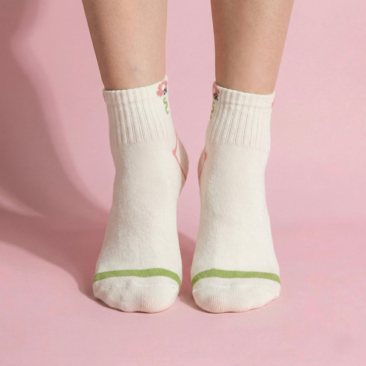 Anna-Kaci 5 Pairs Women's Low Cut Ankle Socks with Polka Dot and Stripe Patterns Soft Cotton Anti-Pilling Casual Everyday Style