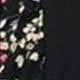 Contrast Ruffle Trim Floral  Flutter Cap Sleeve Top For Leggings Shorts And Jeans  | 7 Colors | S-3X