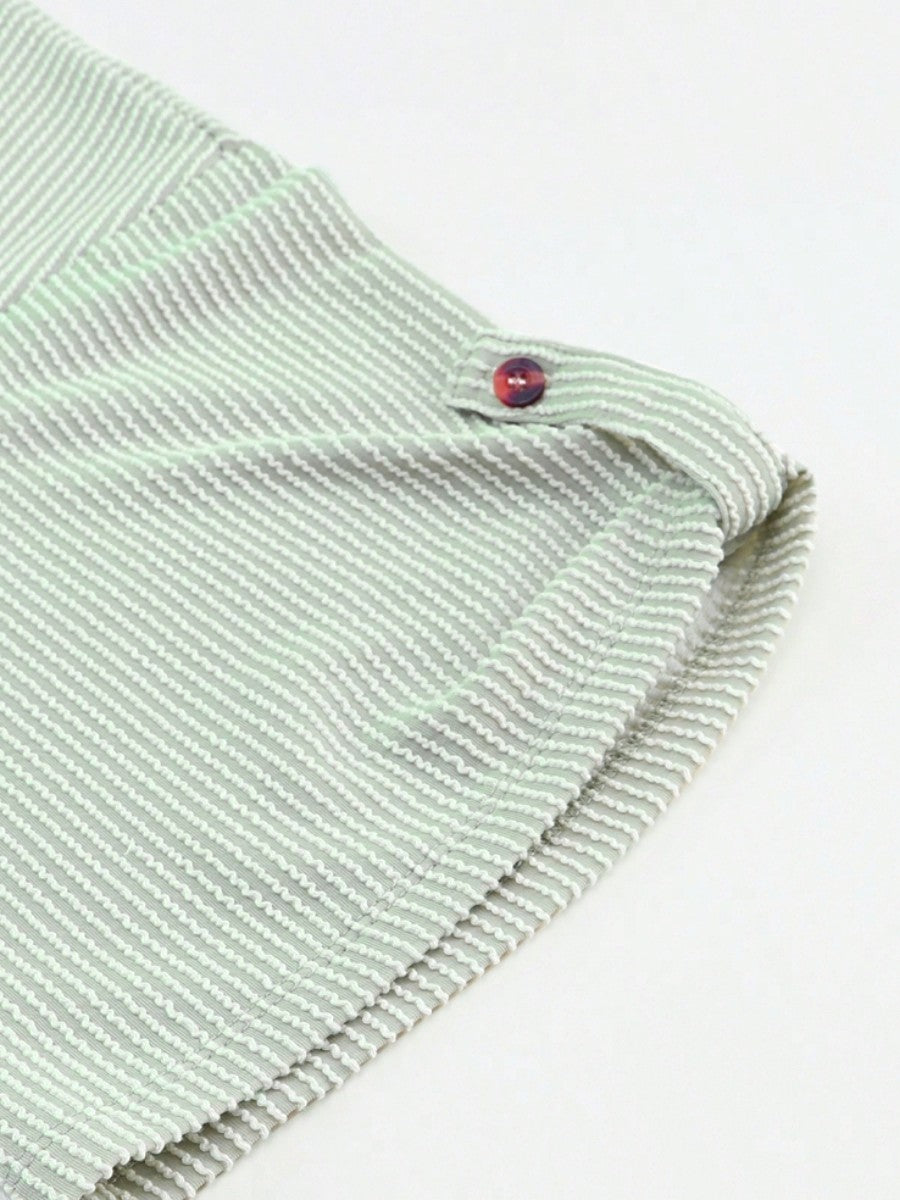 Boho Retro 60's Ribbed Tab Sleeve Drop Shoulder Pocket Over Sized Half Sleeve Sage Charcoal Grey Crew Neck Top Shirt Blouse