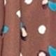 Boho Retro 90's Dot Baby Doll Tiered Ruffle Swing Black Brown Woven Fall Dress Small To 3XL Plus