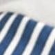Boho Retro Vintage 90's Stripe Cotton Drop Shoulder Over Size V Neck Rugby  Preppy Shirt  Top Pullover Sweater