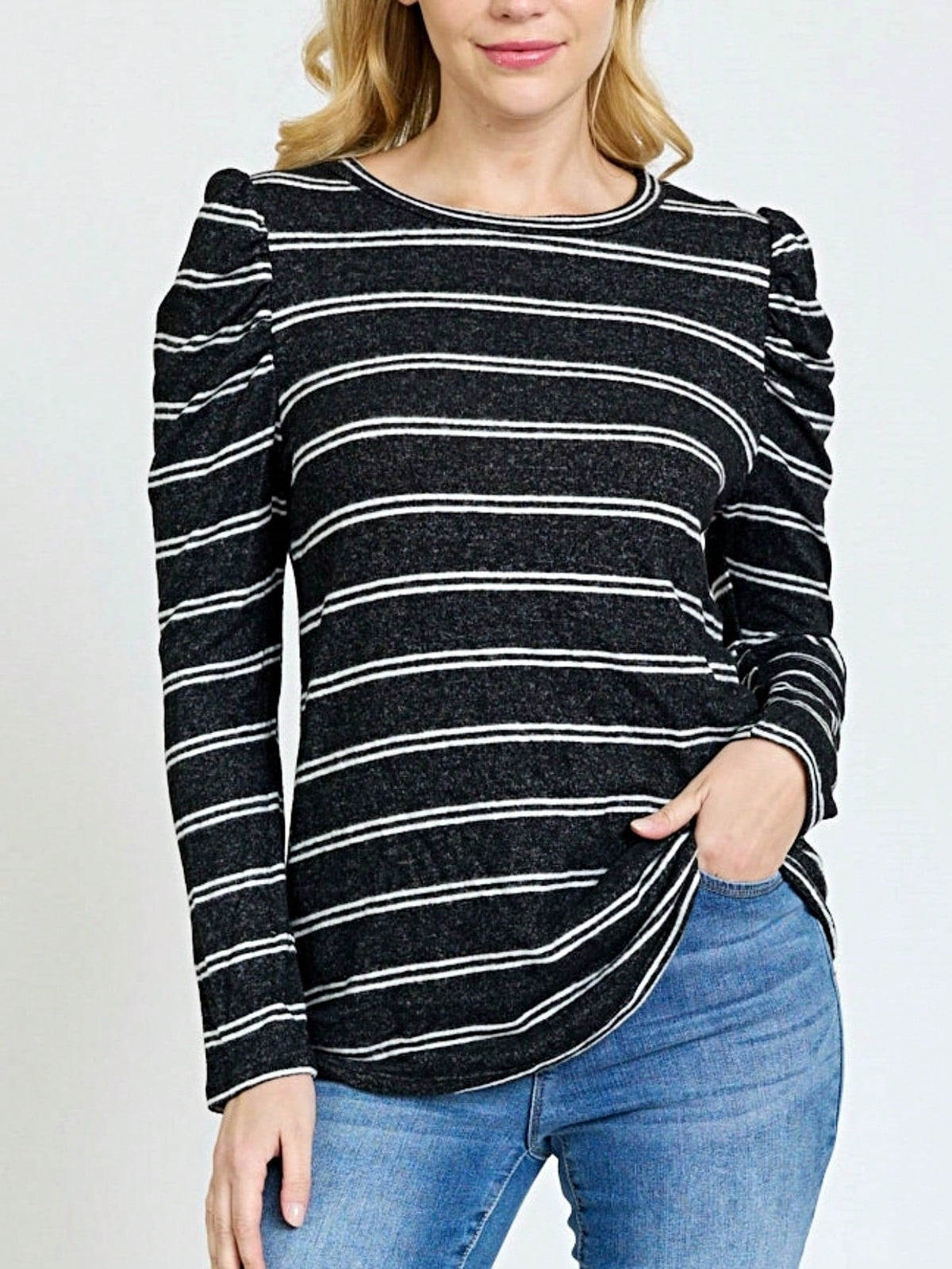 Boho Retro 90's Vintage Out Stitch Raglan Sleeve Cuff Paisley Plaid Checker Christmas Stripe Leopard  Accented Knit Top Shirt Blouse