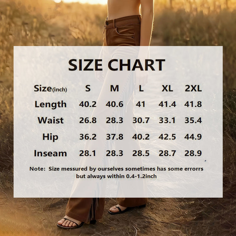Women’s Solid Color Flare Leg Pants with Side Fringe | High-Sense Bohemian Wide-Leg Trousers | Trendy Minimalist Sleek Boho-Chic Pants | Luxury-Label Statuesque Radiant Apparel | 2026 High-Fashion Emerald-Luxe Essential