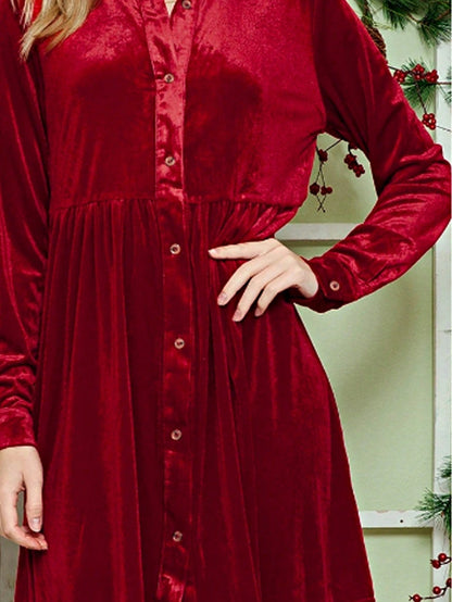 Boho Retro Vintage 60's Velvet Velour Red Grey Charcoal Drop Sleeve Balloon Puff Loose Party Shirt Blouse