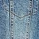 Boho Retro 90's  Classic Style Cotton Jean Denim  Back Oversized Jacket With Pocket