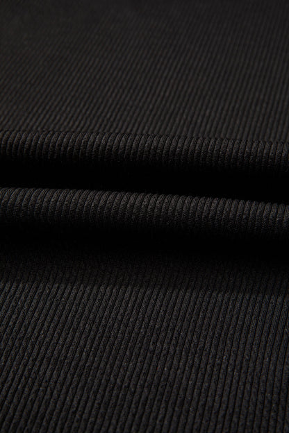 Threaded Pear Ainsley Block Trim Ribbed PLUS Dress