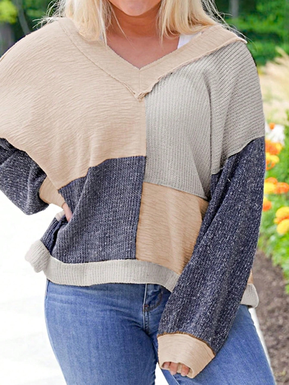Boho Retro Vintage Cotton 90's Ivory Beige Crochet V Neck Long Sleeve Lace Loose Knit  Button Top Shirt Blouse Cardigan