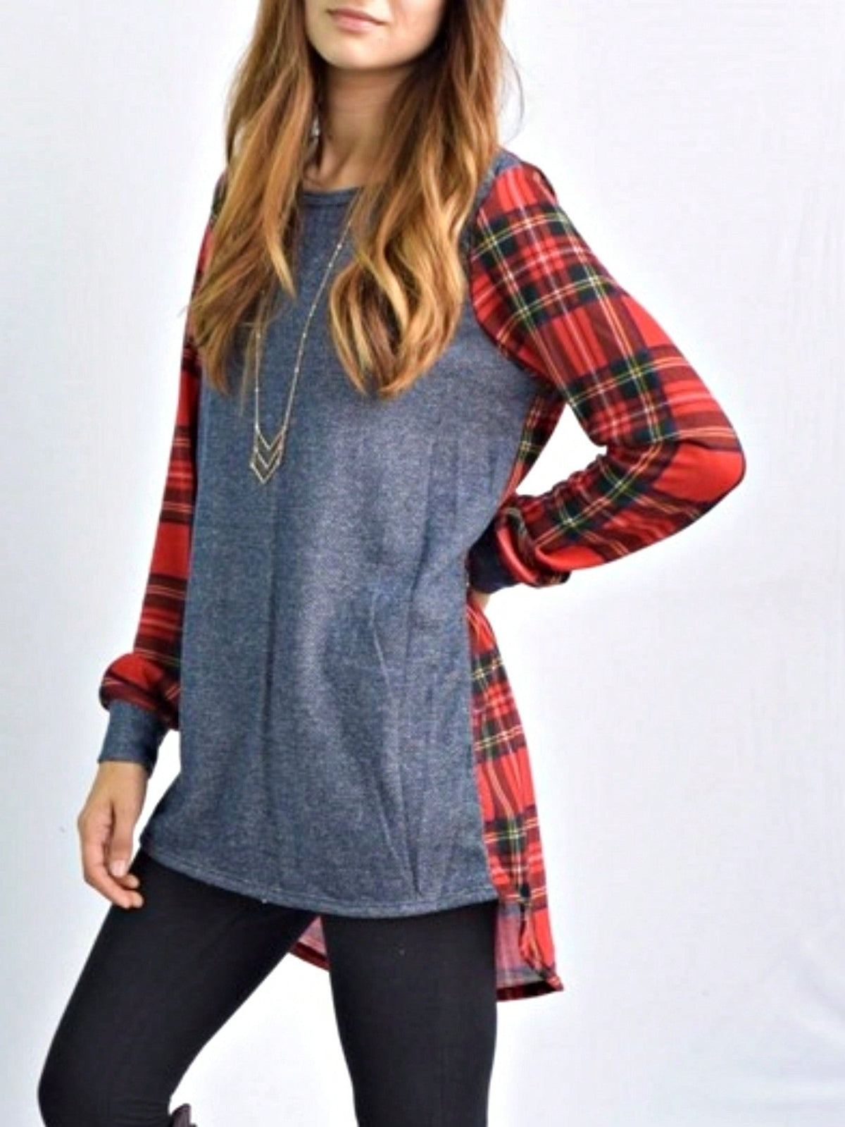 Boho Retro 90's Vintage  Bandana Paisley Olive Burgundy Cute Side Cut Knit Top Blouse Cool Tunic