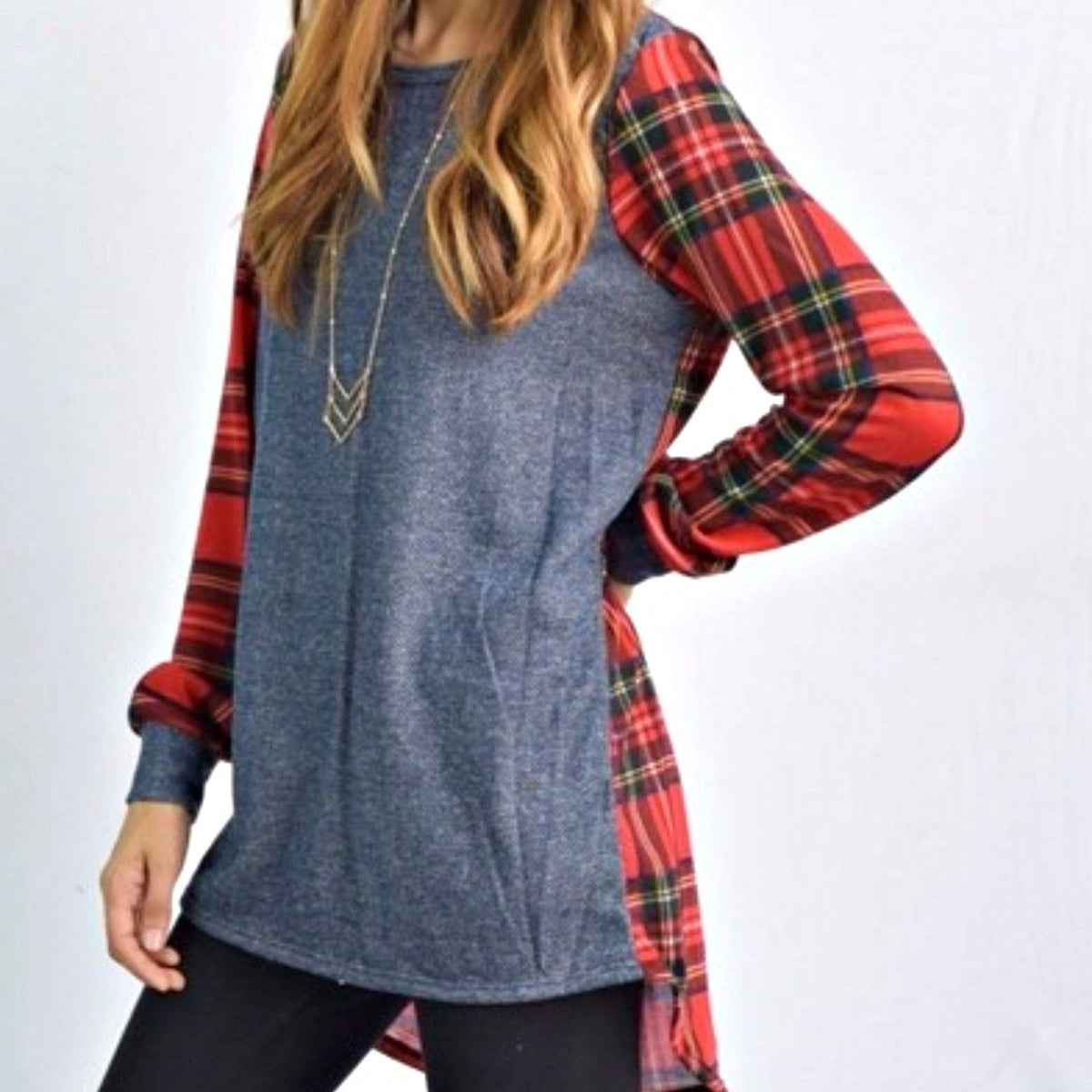 Boho Retro 90's Vintage  Bandana Paisley Olive Burgundy Cute Side Cut Knit Top Blouse Cool Tunic
