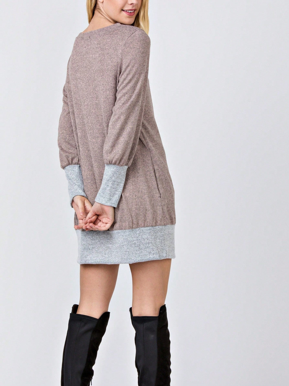 Boho Vintage Stripe Cute Baby Doll High And Low Top Blouse Tunic With Side Slit Small To 3 XL Plus