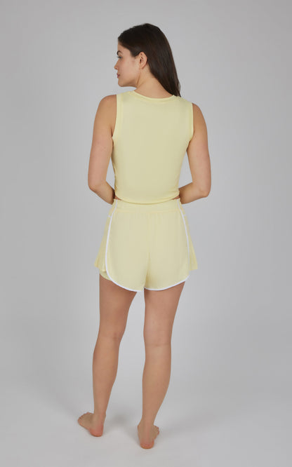 90 Degree by Reflex 2 PC Twist Tank and 2 in 1 Short