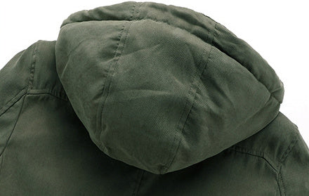 Men's Lambswool Hooded Jacket