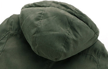 Men's Lambswool Hooded Jacket