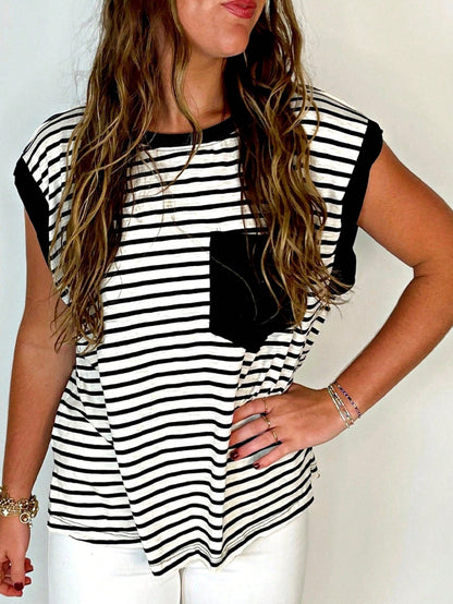 Boho Retro Vintage Viscose Vanilla Beige Green Front Pocket High Mock Neck Ribbed Top Shirt Blouse Vest