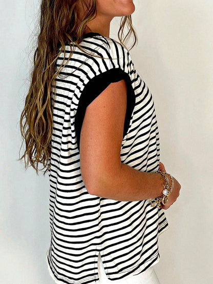 Boho Retro Vintage Viscose Vanilla Beige Green Front Pocket High Mock Neck Ribbed Top Shirt Blouse Vest