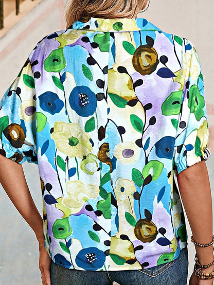 Boho Retro Vintage Viscose 90's Khaki Beige Apricot Ruffle V Neck Half Sleeve Loose Top Shirt Blouse