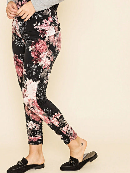 Boho Retro 90's Tie Dye Pink Blue Solid Olive Navy Black Charcoal  Grey Shirred Ruched Cuff  Jogger Pants With Drawstring And Pocket