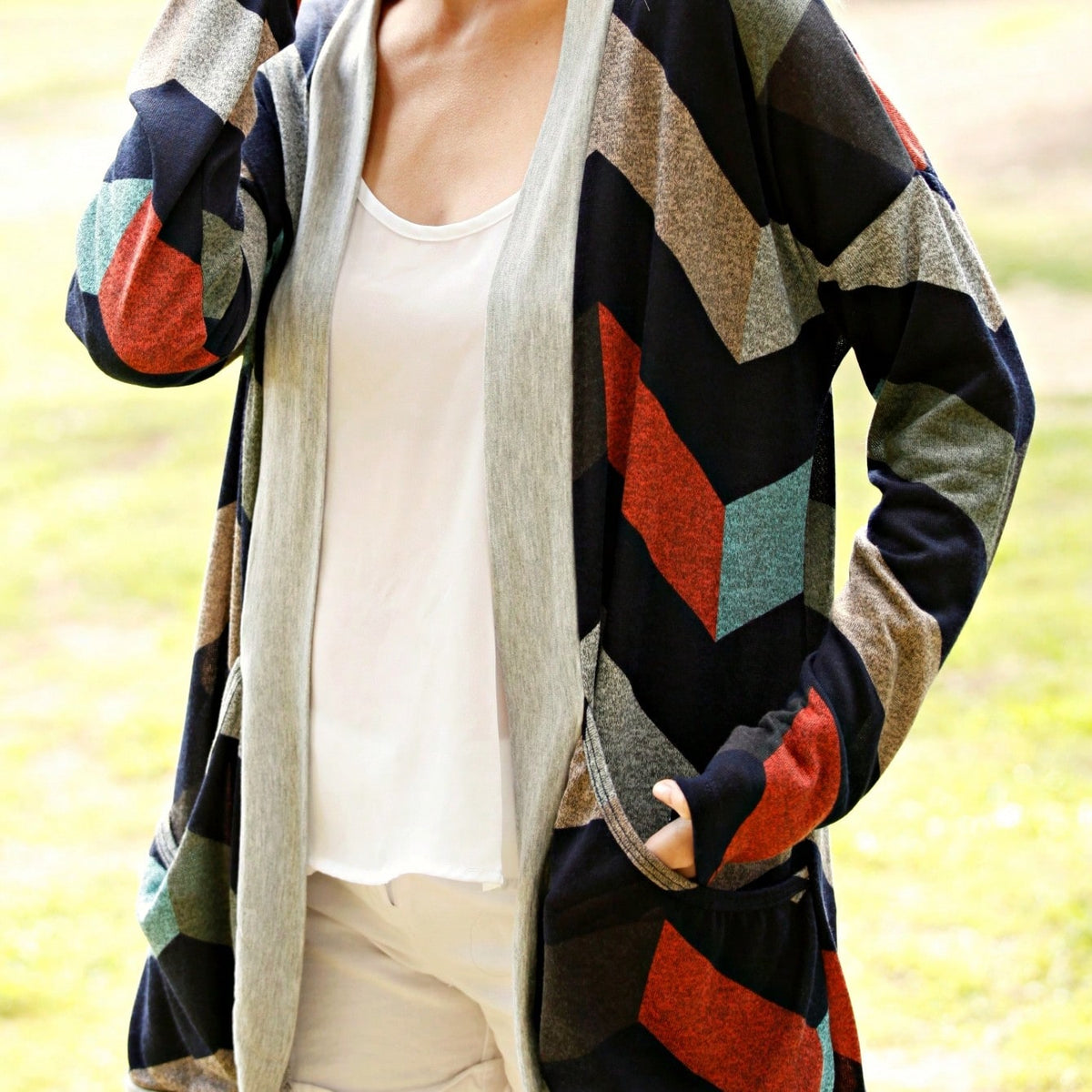 Boho Retro Peach Khaki Beige Floral Button  Puff Drop Shoulder Light Weight Terry Cardigan Small To 3 XL PLUS