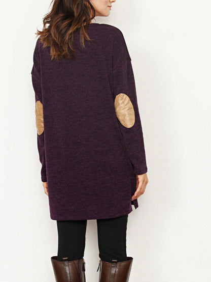 Boho Retro 90's Vintage  Bandana Paisley Olive Burgundy Cute Side Cut Knit Top Blouse Cool Tunic