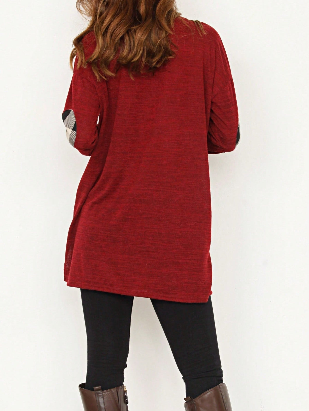 Boho Retro 90's Vintage  Bandana Paisley Olive Burgundy Cute Side Cut Knit Top Blouse Cool Tunic
