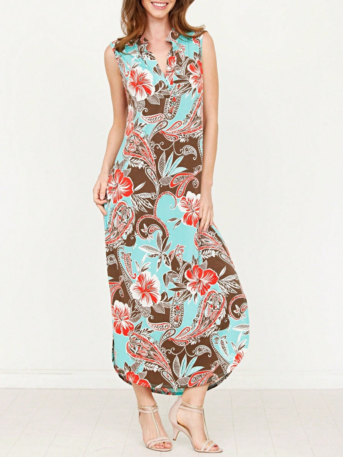 Boho Retro Kelly Green One Shoulder Rayon Ruffle Bottom Flounce Summer Cool Sleeve Midi Tiered Dress
