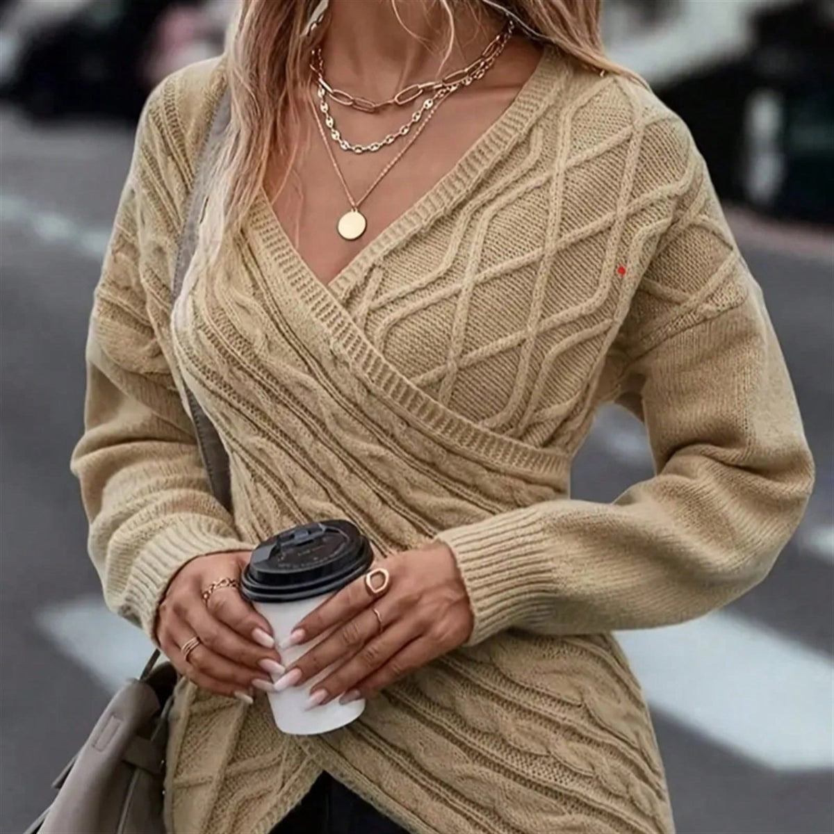 Boho Retro Vintage 60's  Drop Shoulder Wide Kimono Camouflage Marble Acid Sleeve Stripe Eyelet Overs Sized  Sweater Knit Hood Pullover Hodie