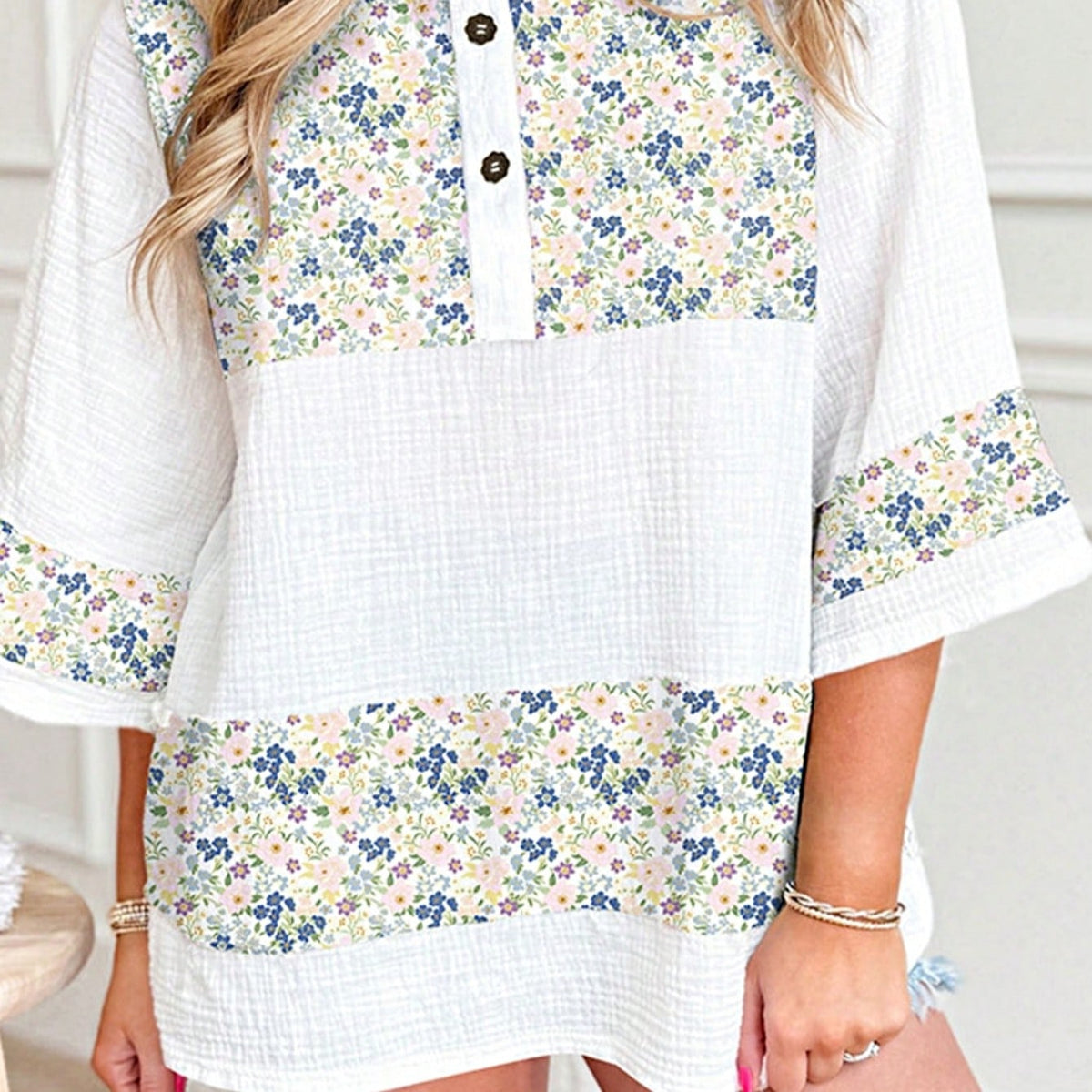 Boho Retro Vintage 90's Vibe White Cotton Short Lantern Bubble Puff  Sleeve  Embroidered Eyelet Hollow Top Shirt Blouse