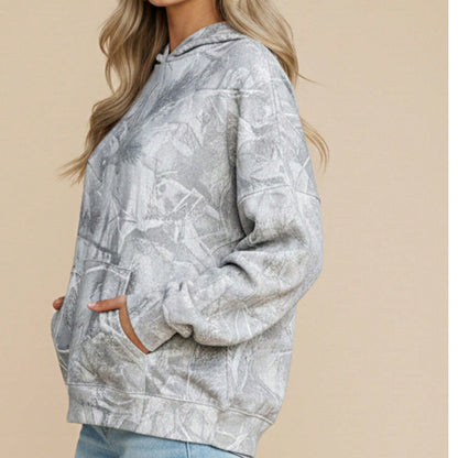 Boho Retro Vintage 60's  Drop Shoulder Wide Kimono Camouflage Marble Acid Sleeve Stripe Eyelet Overs Sized  Sweater Knit Hood Pullover Hodie