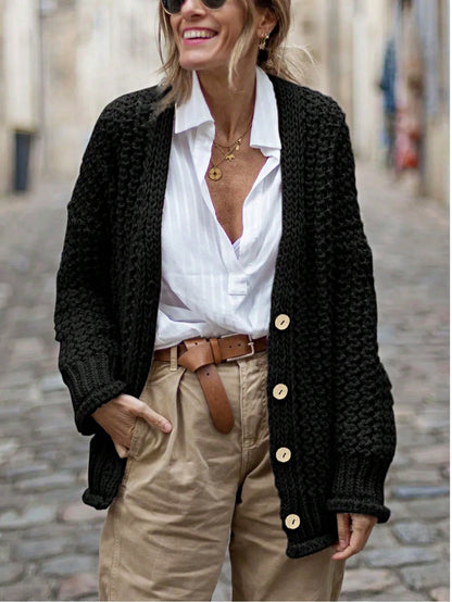 Boho Retro Crochet Knit Hollow Light Weight Dolman Batwing Sleeve Oversized Boyfriend Cardigan