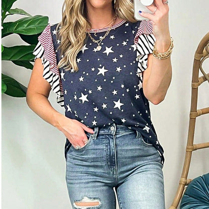 Boho Retro Vintage 90's Vibe White Cotton Short Lantern Bubble Puff  Sleeve  Embroidered Eyelet Hollow Top Shirt Blouse