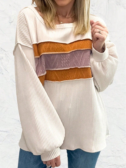 Boho Retro 60's Ribbed Tab Sleeve Drop Shoulder Pocket Over Sized Half Sleeve Sage Charcoal Grey Crew Neck Top Shirt Blouse