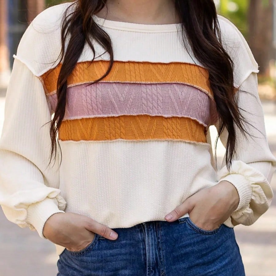 Boho Retro 60's Ribbed Tab Sleeve Drop Shoulder Pocket Over Sized Half Sleeve Sage Charcoal Grey Crew Neck Top Shirt Blouse