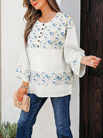 Boho Retro Vintage 90's Vibe White Cotton Short Lantern Bubble Puff  Sleeve  Embroidered Eyelet Hollow Top Shirt Blouse