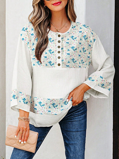 Boho Retro Vintage 90's Vibe White Cotton Short Lantern Bubble Puff  Sleeve  Embroidered Eyelet Hollow Top Shirt Blouse
