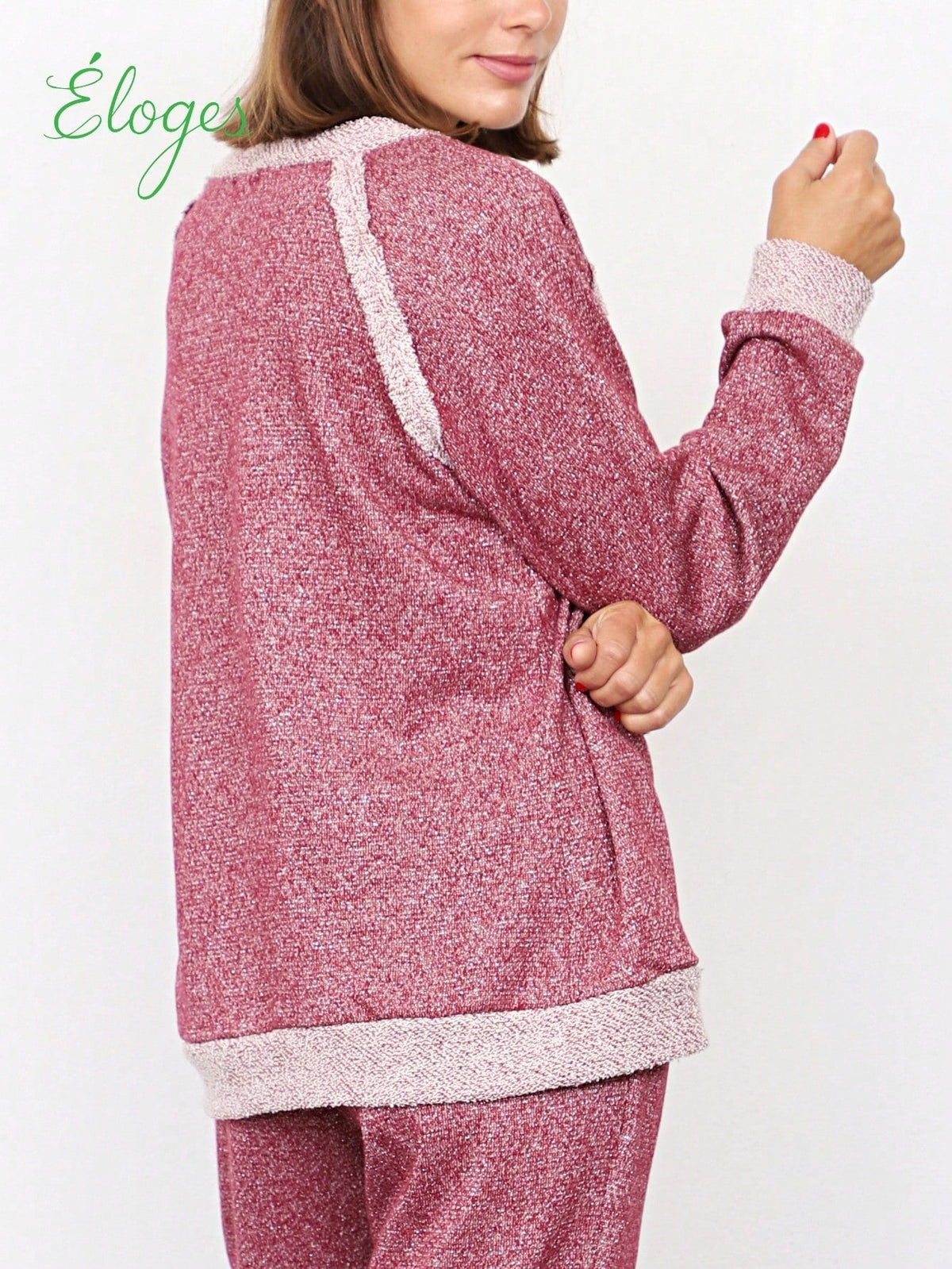 Boho Retro 90's Vintage  Preppy V Stitch  Acid Mineral Wash Tie Dye Stripe Print Raglan Sleeve Tunic Top Pullover Sweatshirt