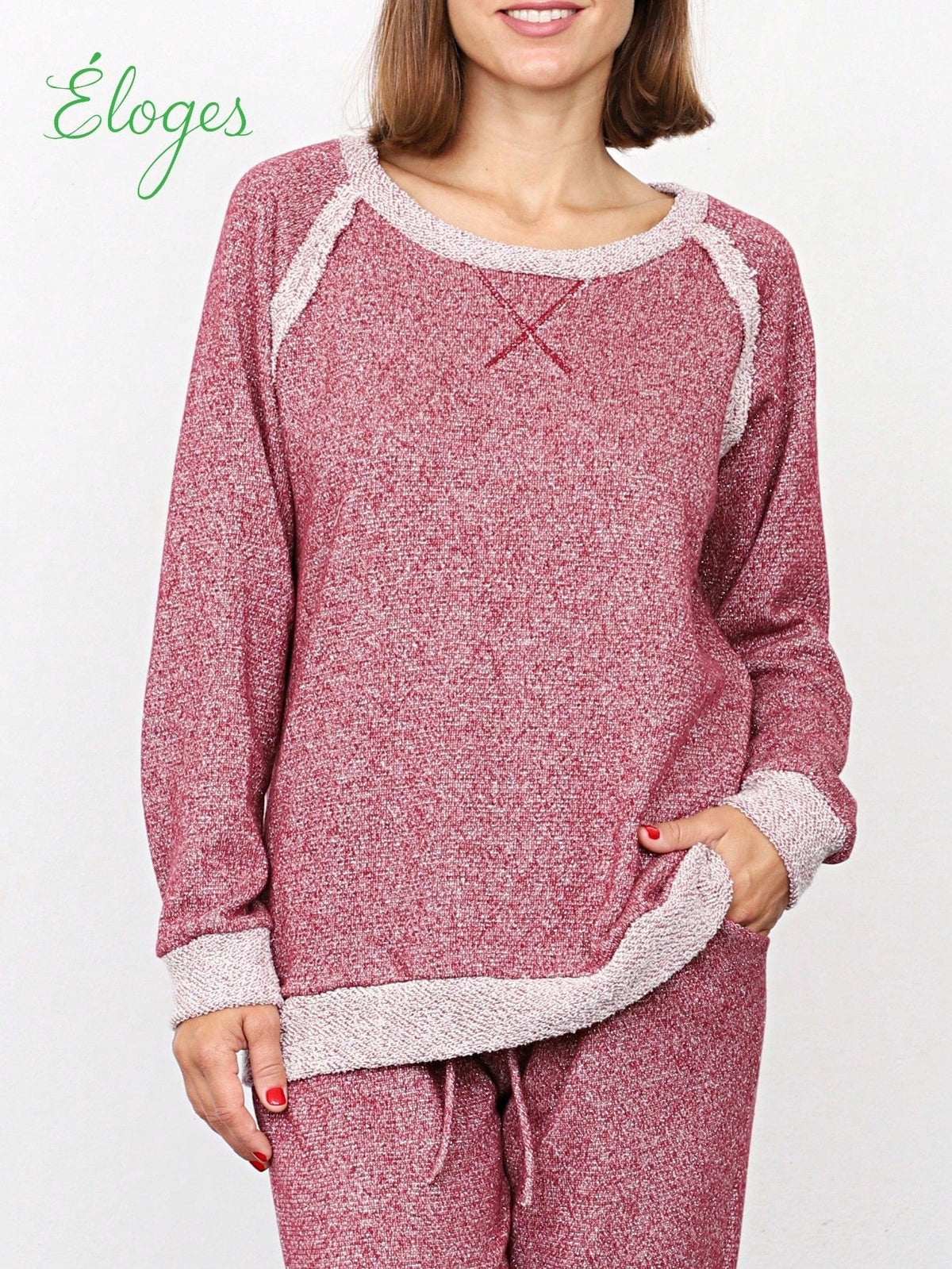 Boho Retro 90's Vintage  Preppy V Stitch  Acid Mineral Wash Tie Dye Stripe Print Raglan Sleeve Tunic Top Pullover Sweatshirt