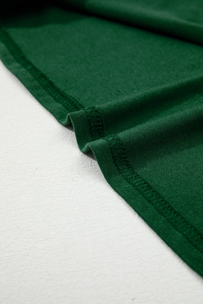 Threaded Pear Alejandra Detail Solid Color Long Sleeve Top
