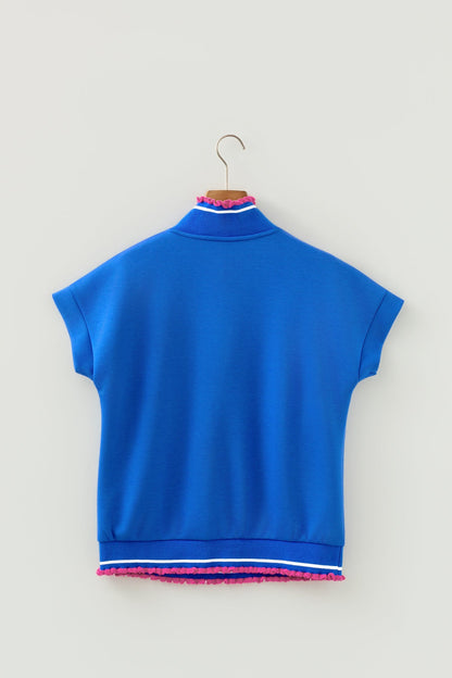 Threaded Pear Averie Short Sleeve Knit Top
