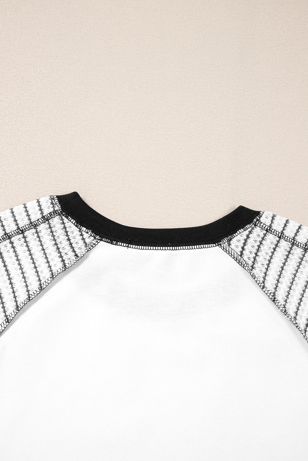 Threaded Pear Alaia Sleeve Raglan Patchwork Top