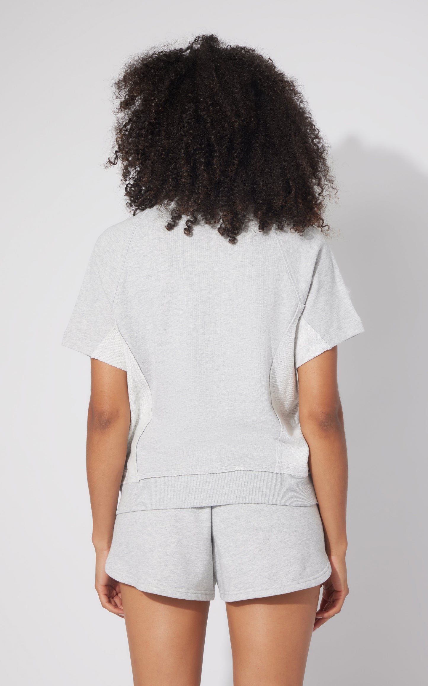 90 Degree by Reflex 2 Pc Loop Terry Short Sleeve and Short Set