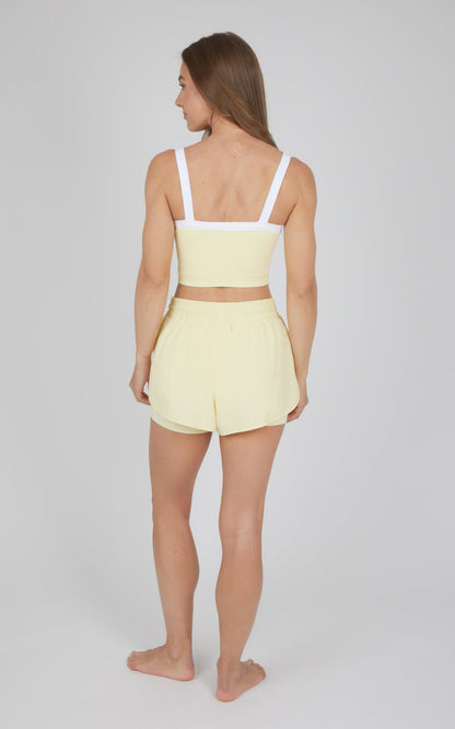 90 Degree by Reflex 2 PC Seamless Bra Tank + Lightstreme 2 in 1 Short