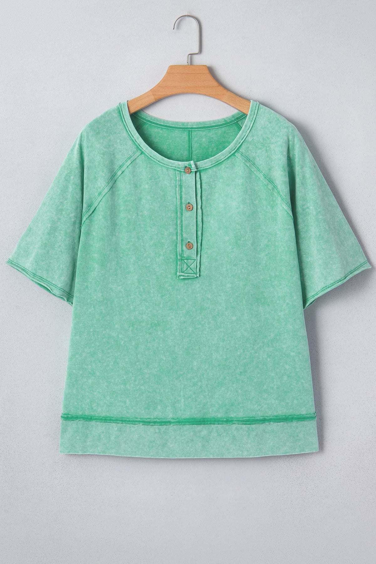 Threaded Pear Julie Mineral Wash T Shirt