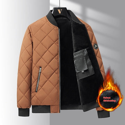 Men's Quilted Baseball Jacket