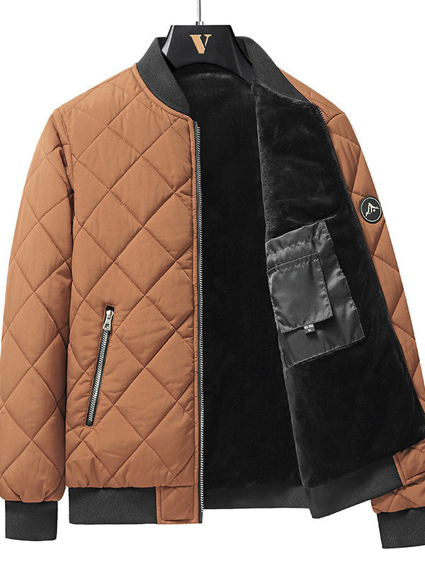 Men's Quilted Baseball Jacket